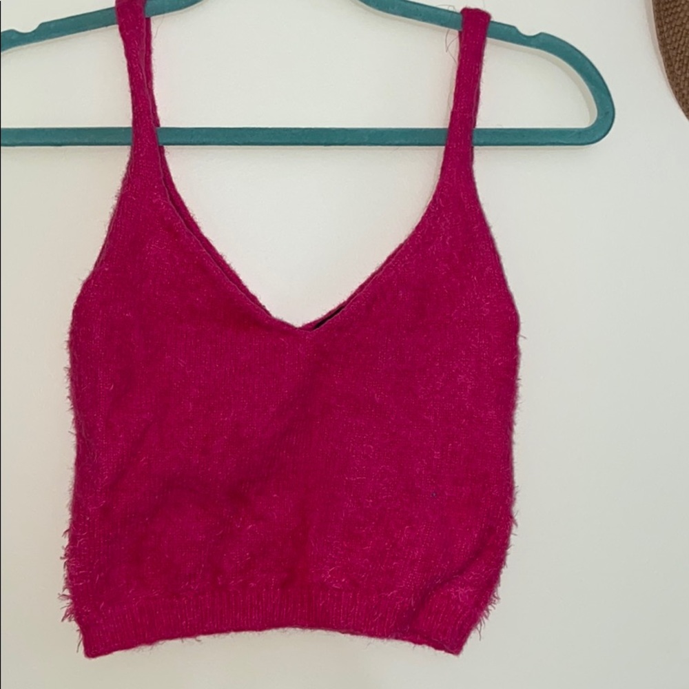 Pink fluffy top